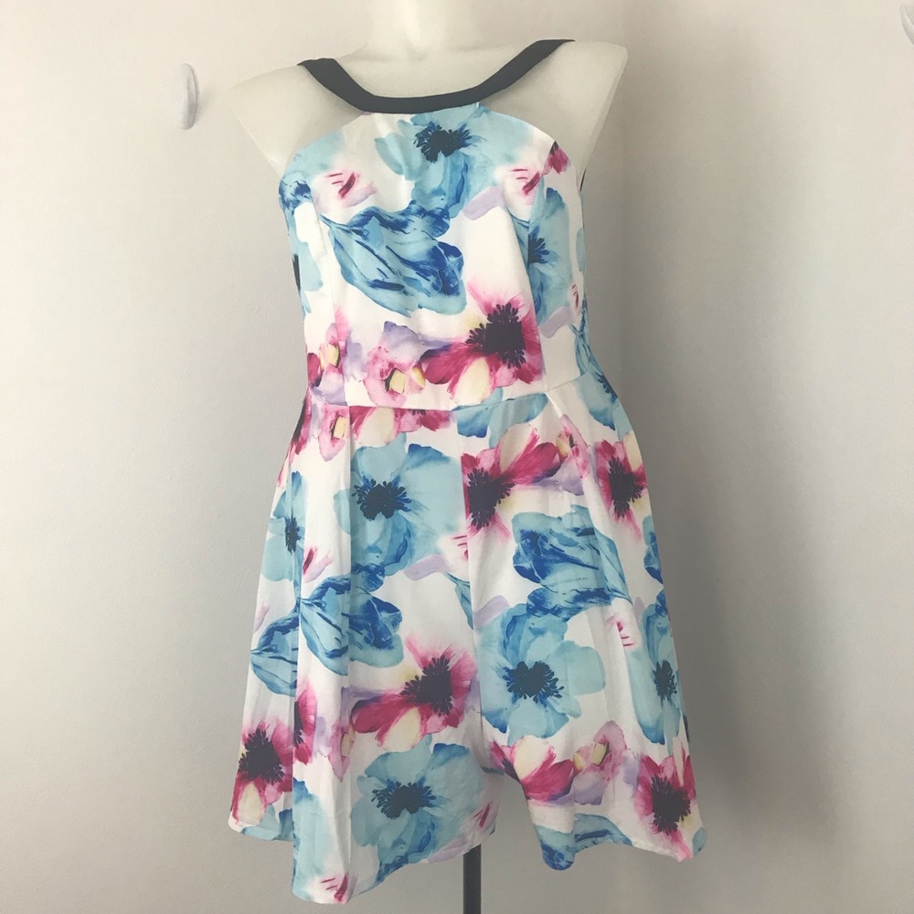 Ruiyize floral romper 3XL